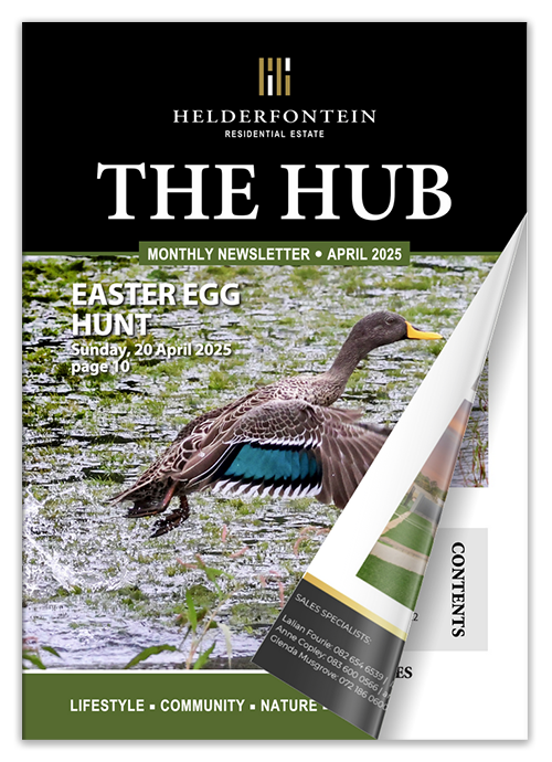 The Helderfontein Residential Estate Newsletter - THE HUB - April 2025